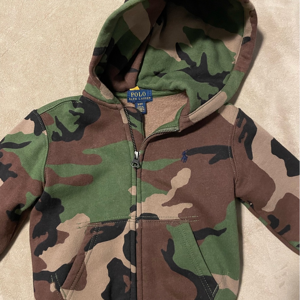 3T polo camo jacket